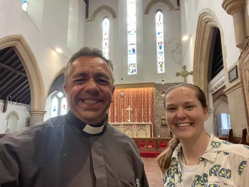 Fr Joe and Megan Rushbrook